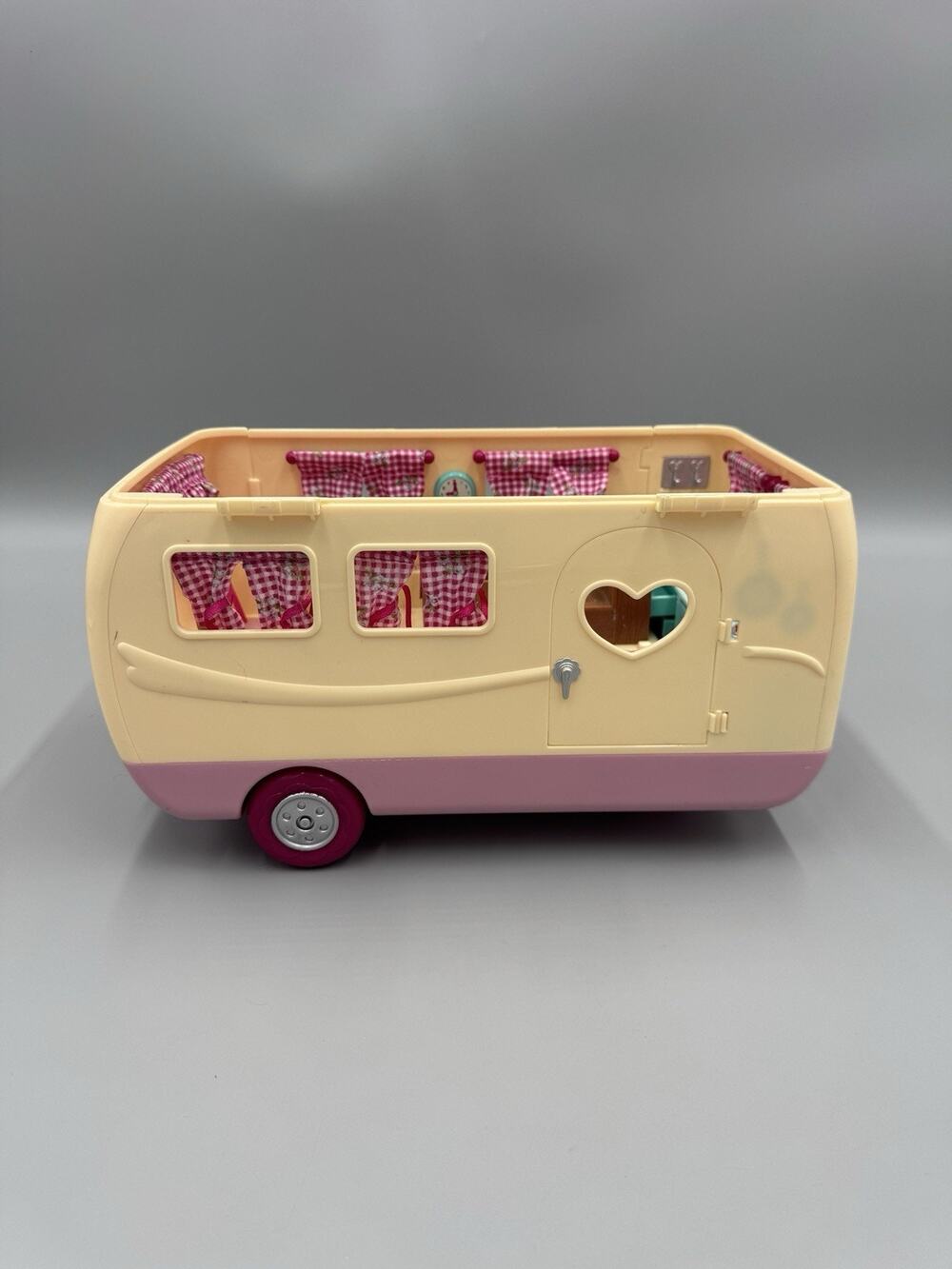 Battat Li'l Woodzeez Calico Critters Happy Camper MISSING TOP